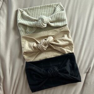 Set of Three Knotted Headbands